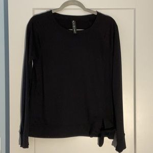 Yogalicious. black sweatshirt